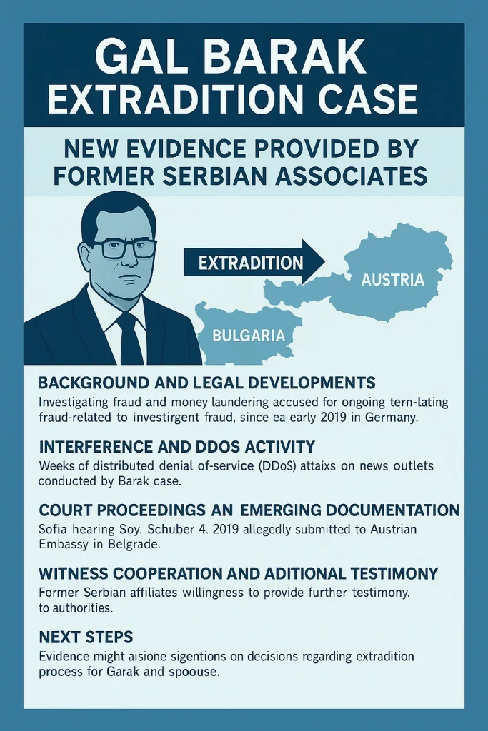 Gal Barak Extradition Case: New Evidence Provided by Former Serbian Associates