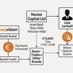Unveiled Connections: Novox Capital, Payvision, and Lenhoff’s Binary Options Empire