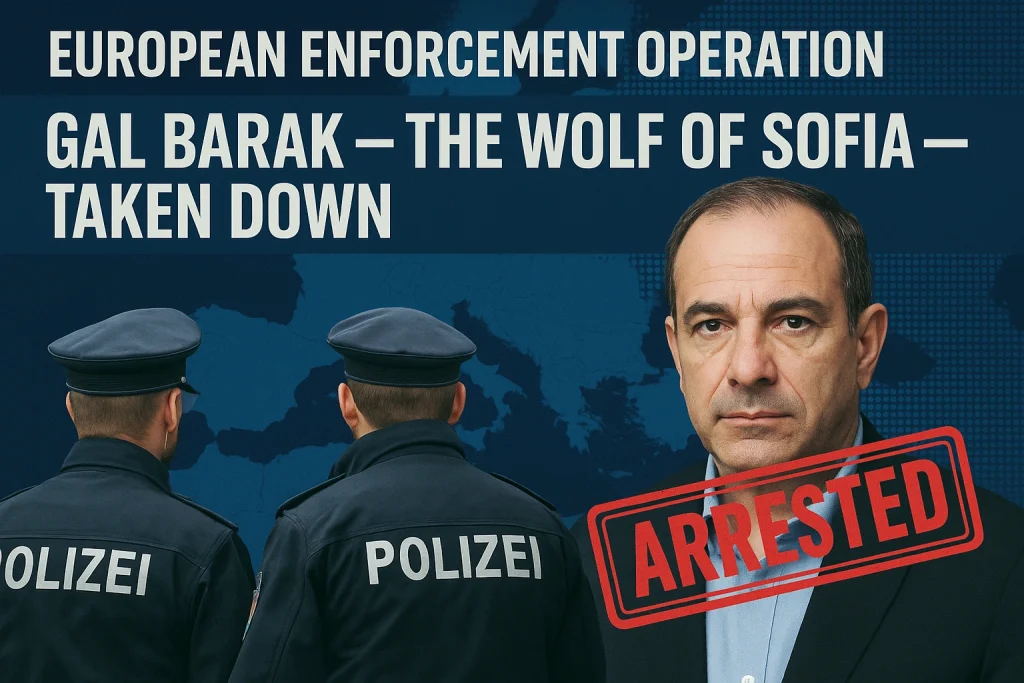 European Enforcement Operation: Gal Barak — The Wolf of Sofia — Taken Down