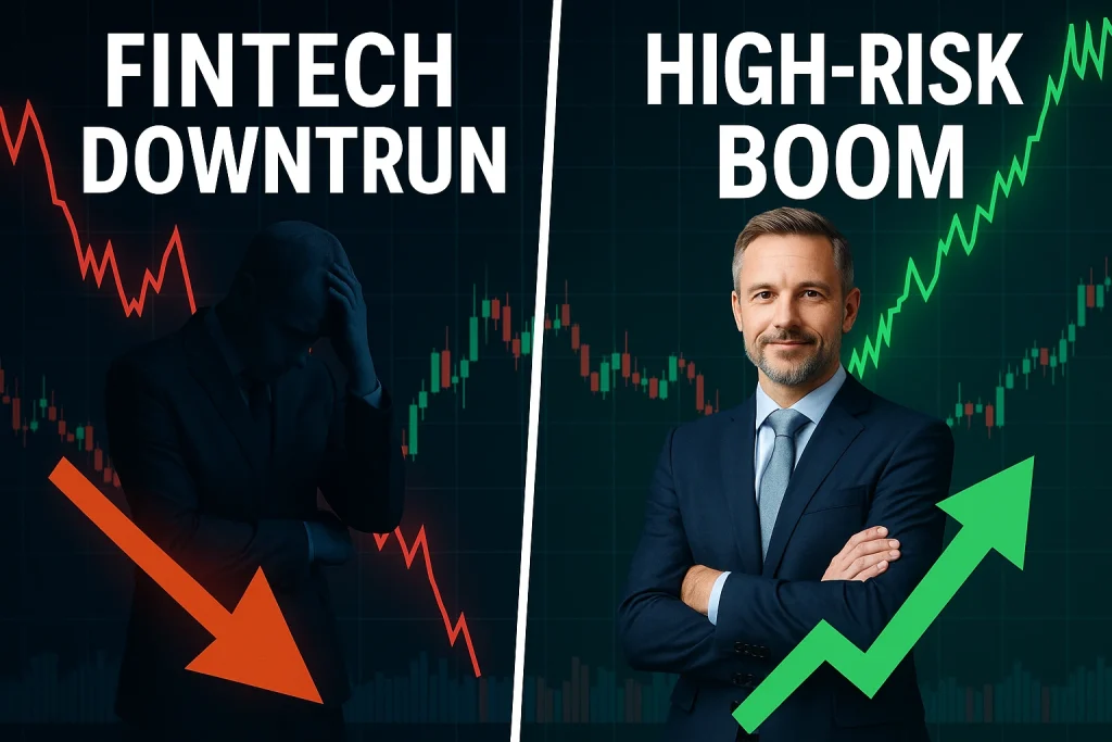 FinTech Downturn vs. High-Risk Boom: A Tale of Two Sectors