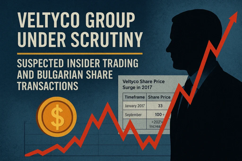 Veltyco Group Under Scrutiny: Suspected Insider Trading and Bulgarian Share Transactions