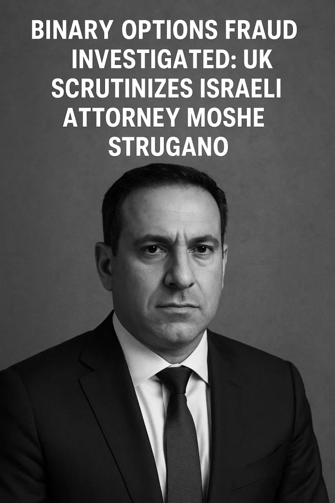 Binary Options Fraud Investigated: UK Scrutinizes Israeli Attorney Moshe Strugano