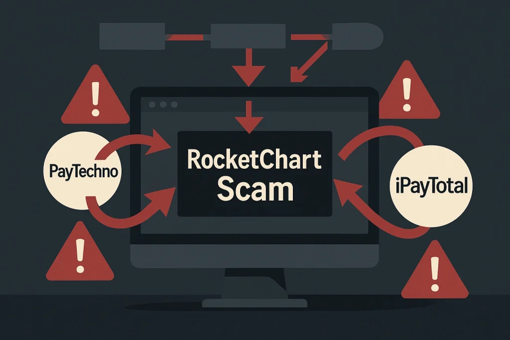 Daily Affiliate Alert – RocketChart Broker Fraud Backed by PayTechno and iPayTotal