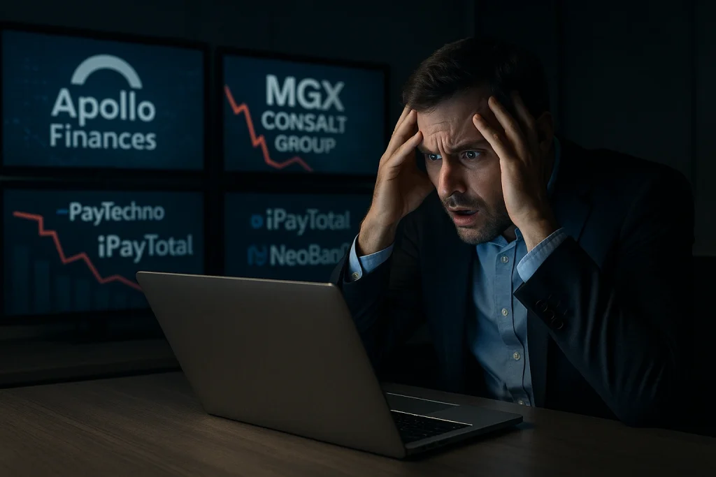 Fresh Investor Alert: Apollo Finances and MGX Consalt Group Scam Activities Continue