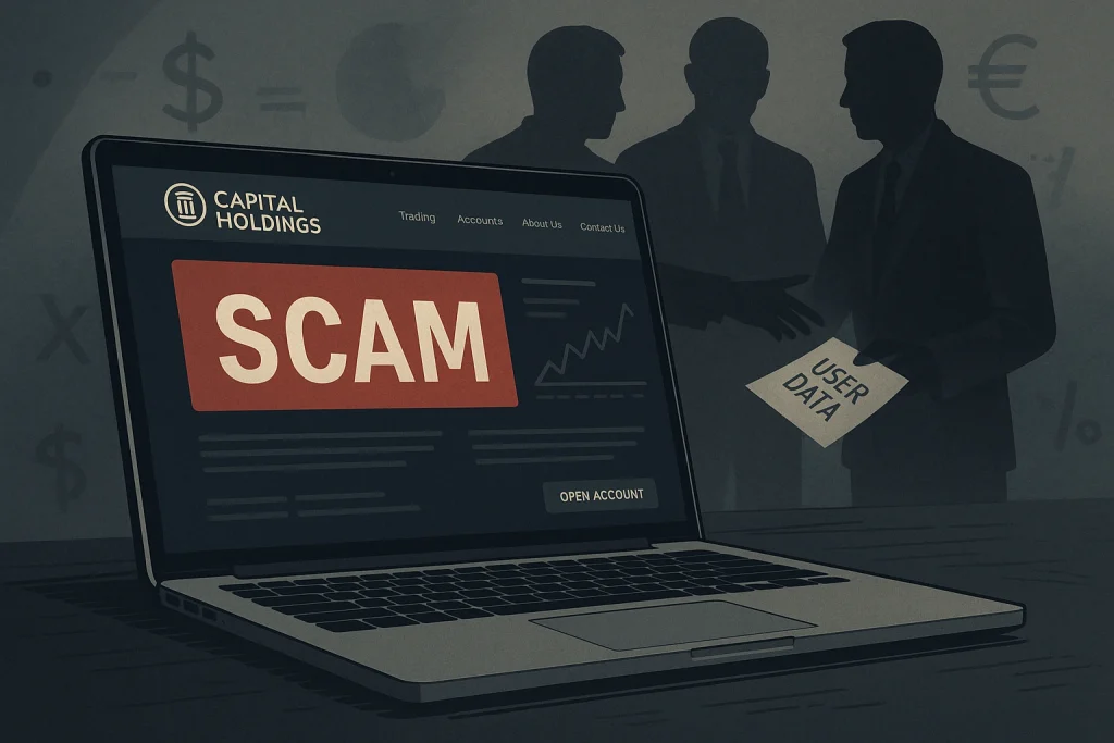 Investor Alert – Capital Holdings Broker Scam Operated with Way 2 Freedom Affiliate Campaign