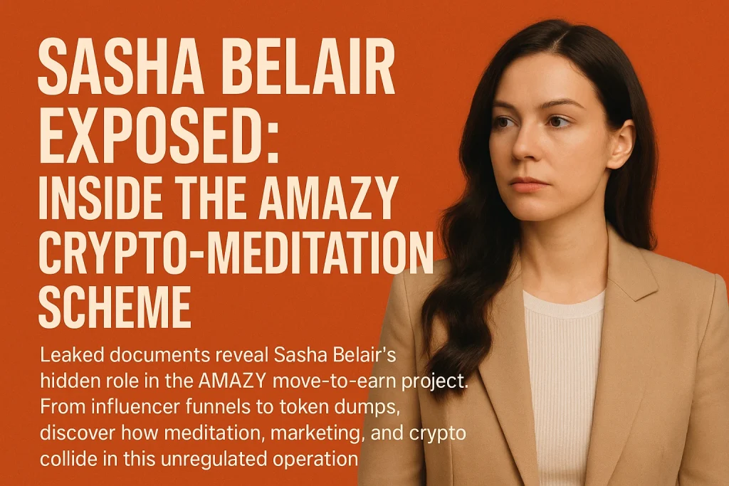 Sasha Belair Unmasked: Meditation, Tokens, and the Dark Mechanics Behind AMAZY