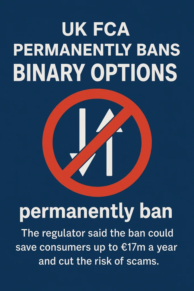 UK FCA Enforces Permanent Ban on Binary Options