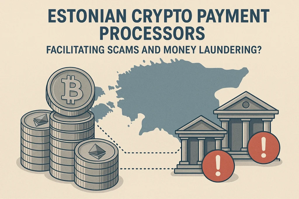 Updated Overview – Estonian Crypto Payment Processors Involved in Scam Facilitation