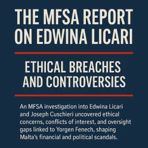 The MFSA Report on Edwina Licari: Ethical Breaches and Controversies